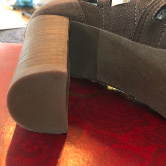 Chunky heels open toe shoes - Picture 5 of 8